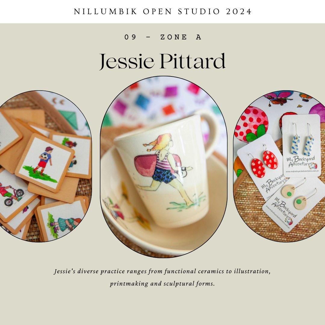 Jessie Pittard - 09 Zone A @jessiepittard  Ceramics, Works on Paper.

Jessie Pittard is a ceramicist and printmaker, specialising in highly detailed illustration on both clay and paper.

Jessie Pittard&rsquo;s diverse practice ranges from functional 