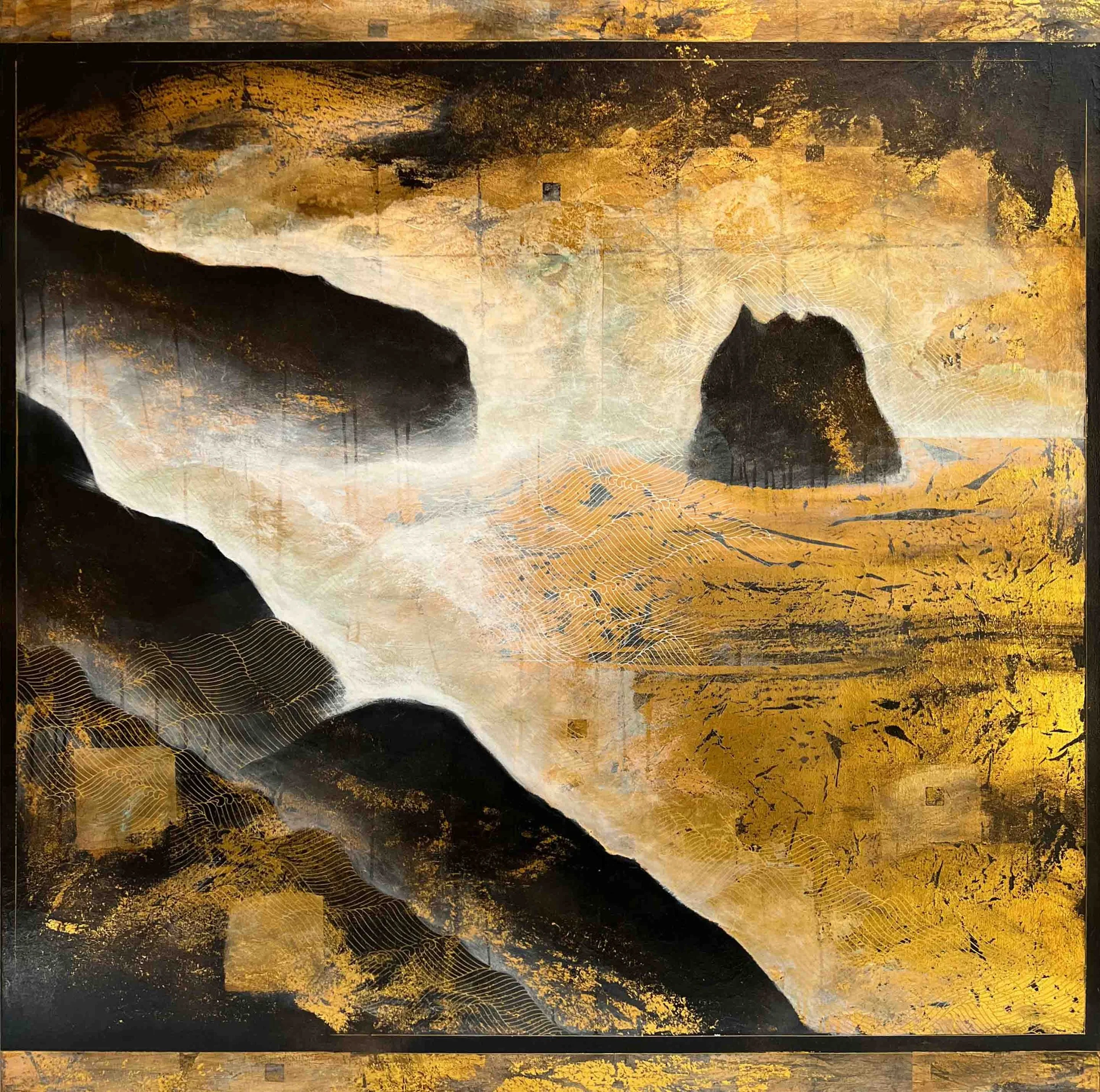 Eagle Rock Mixed Media on Canvas 152cm x 152cm.jpg