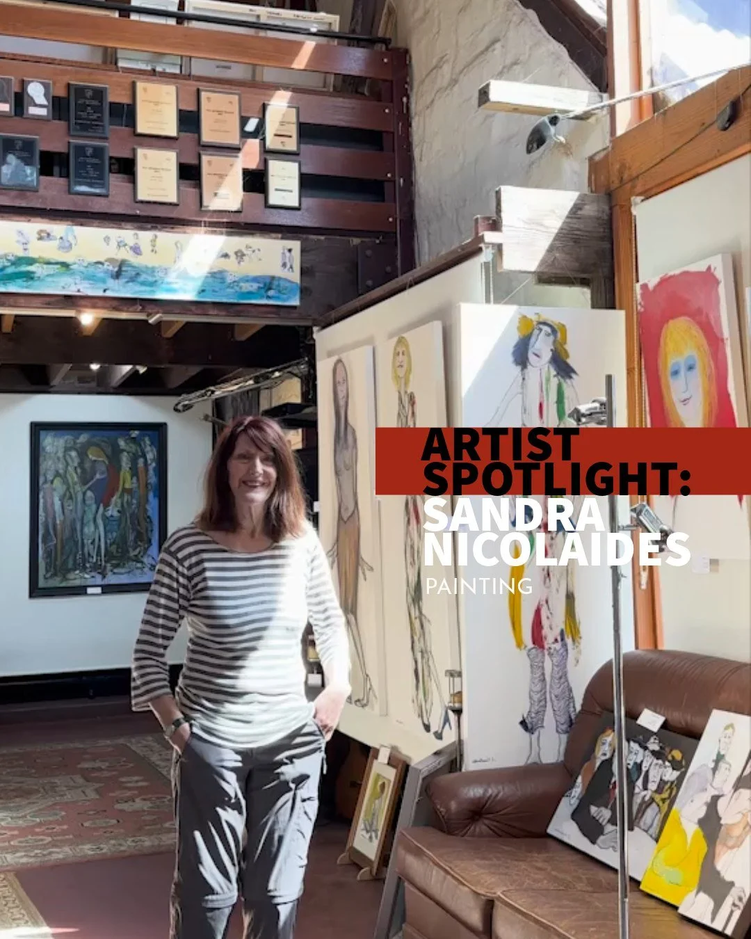 ✨ Artist Spotlight: Sandra Nicolaides ✨
For Sandra (@sandi_greentree_artist), painting is more than a visual art form - it&rsquo;s an extension of storytelling, theatre, and human connection. With a background in dance, acting, and performance art, s