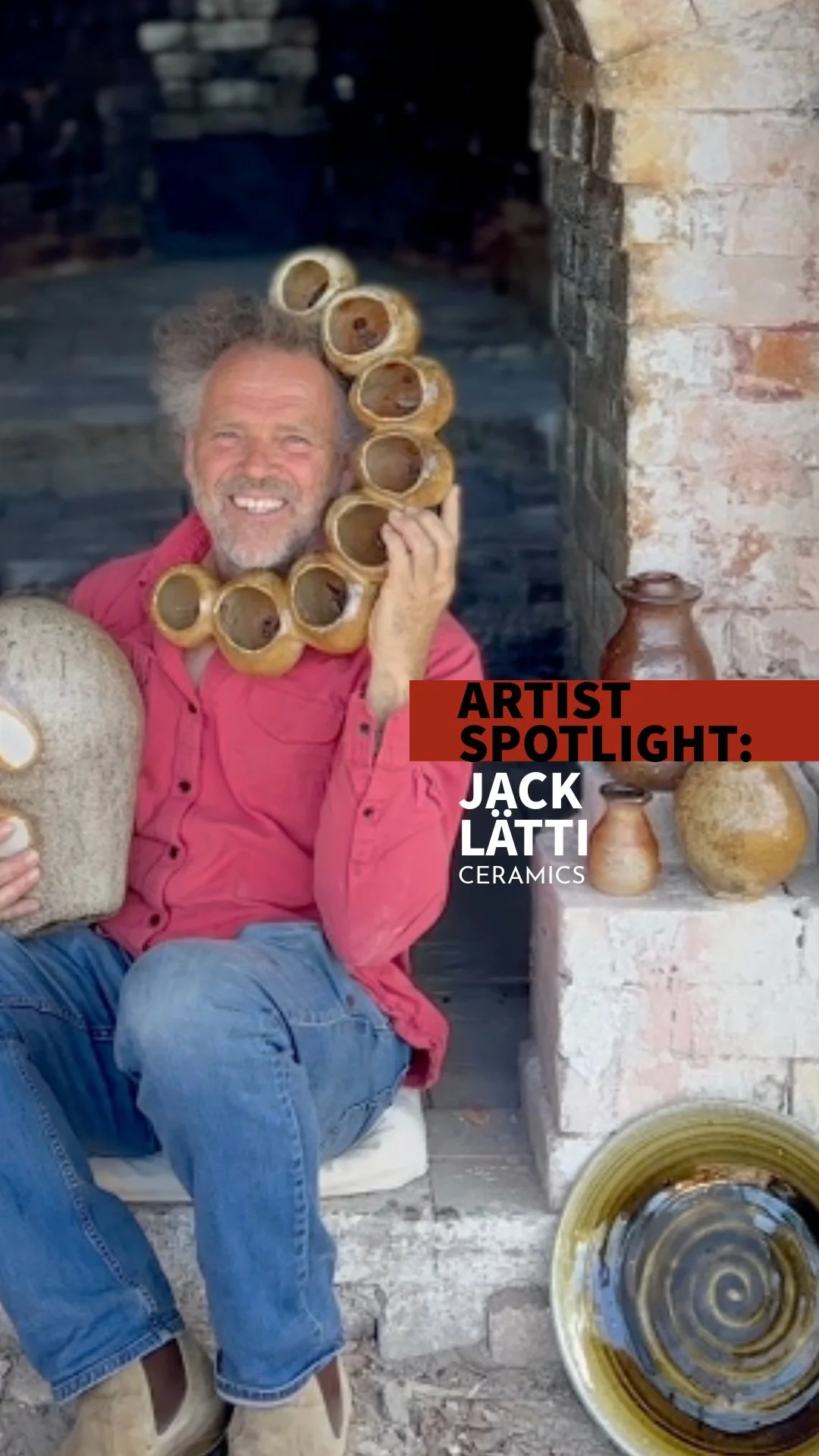 ✨ Artist Spotlight on our jokester, Jack L&auml;tti✨

Step into Jack L&auml;tti&rsquo;s world, and you&rsquo;ll quickly see that ceramics isn&rsquo;t just his craft - it&rsquo;s his passion, his conversation, and his connection to the natural world. 