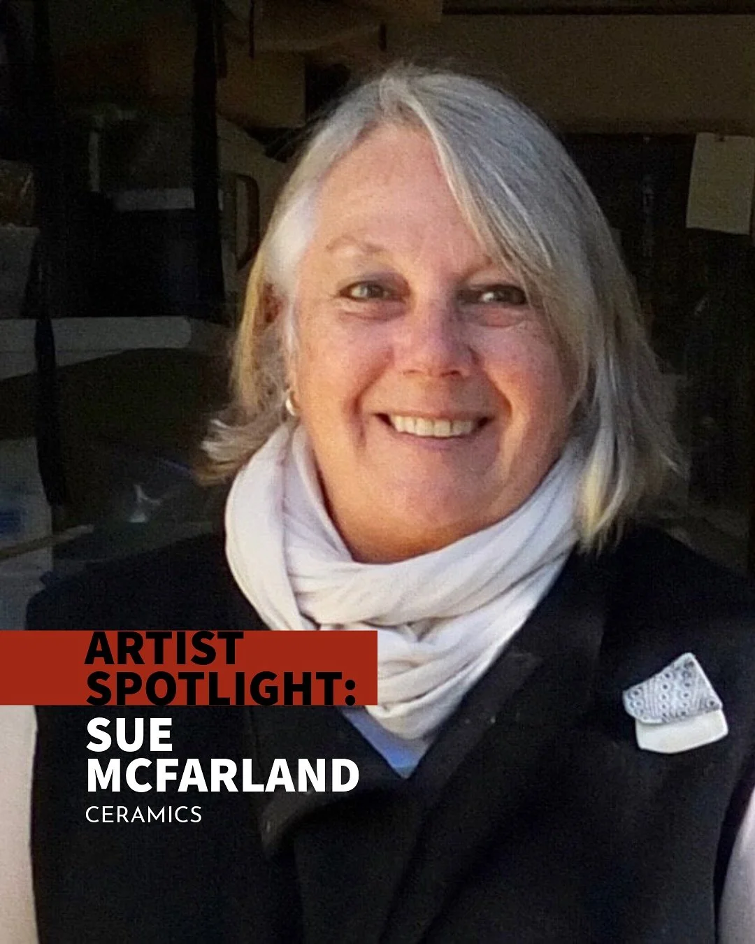 ✨ Artist Spotlight: Sue McFarland ✨
With decades of experience in ceramics, Sue (@sue_mcfarland) has built a career on teaching, creating, and lifelong learning. Her Eltham-based studio is a place of constant exploration, where tradition meets innova