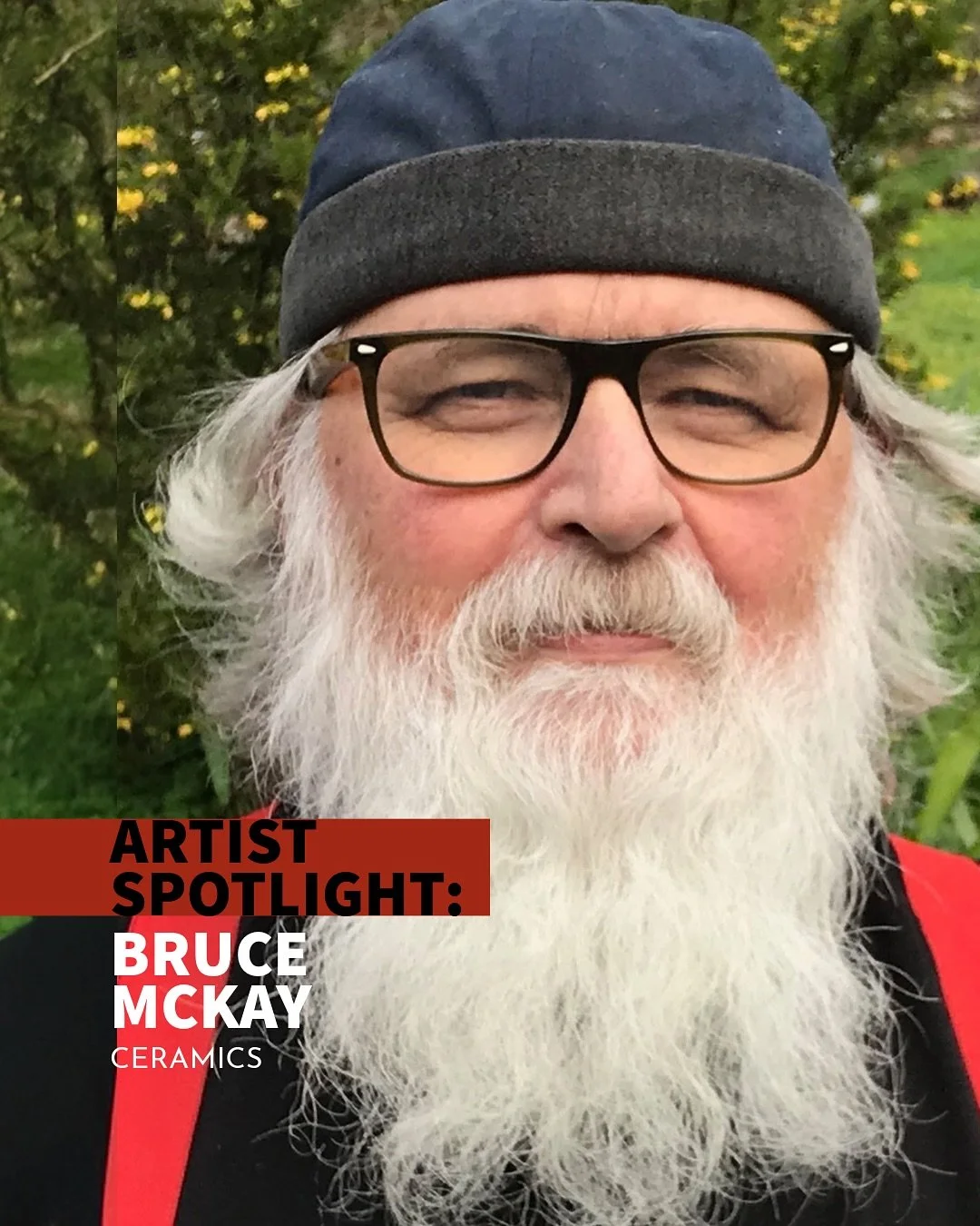 ✨ Artist Spotlight: Bruce McKay ✨ Step into the world of inspiring ceramicist Bruce McKay (@brucermckay), whose passion for the Japanese Raku firing technique began back in the 1980s at Warrandyte&rsquo;s iconic Potter&rsquo;s Cottage. 
&mdash;-
Insp