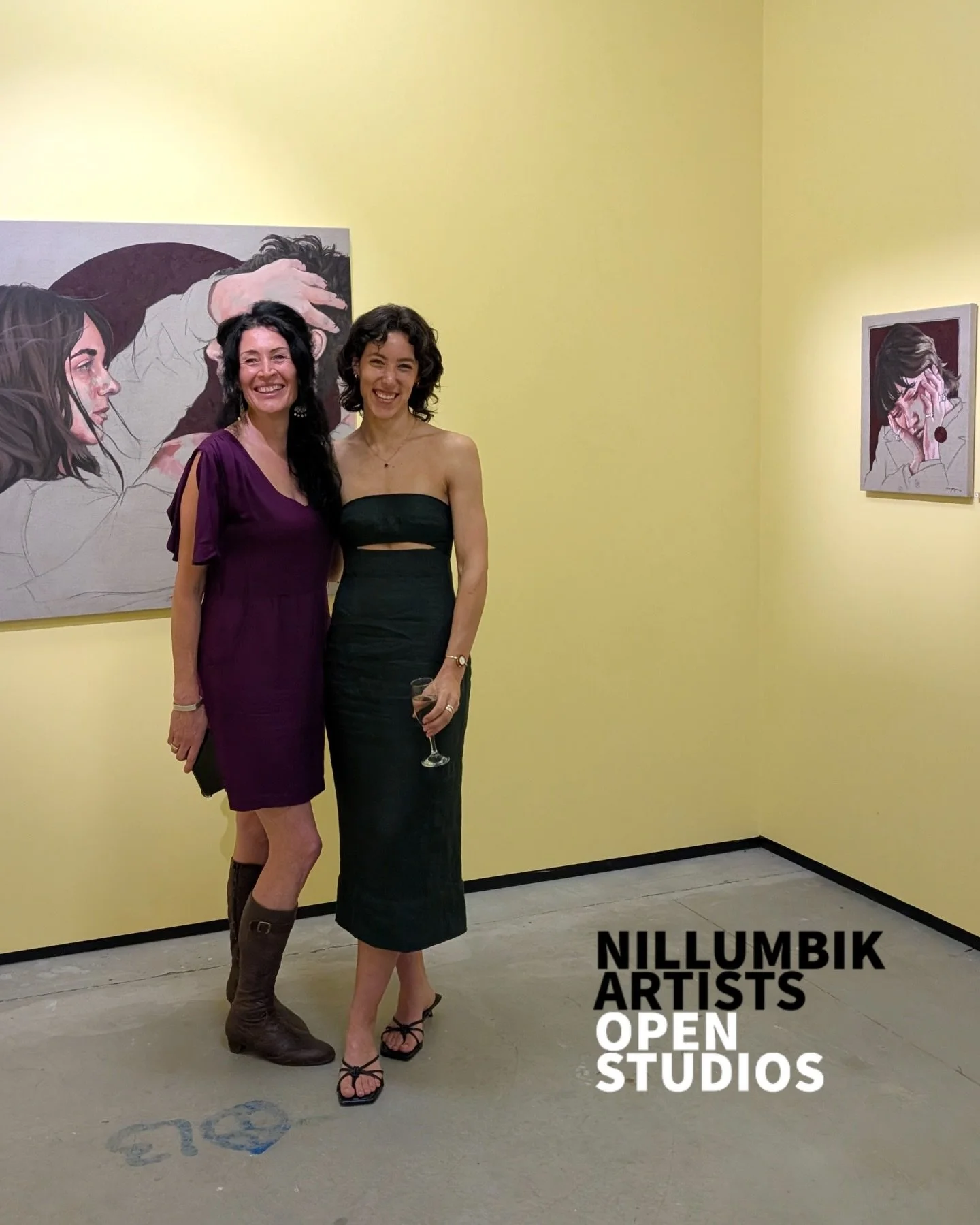 It was a huge weekend for two members of our NAOS community, long term NAOS Artist, Nerina Lascelles (@nerinalascelles_art), and our NAOS Marketing Team member, Jesse Thompson (@jessethompson.art) celebrating the opening of their respective solo exhi