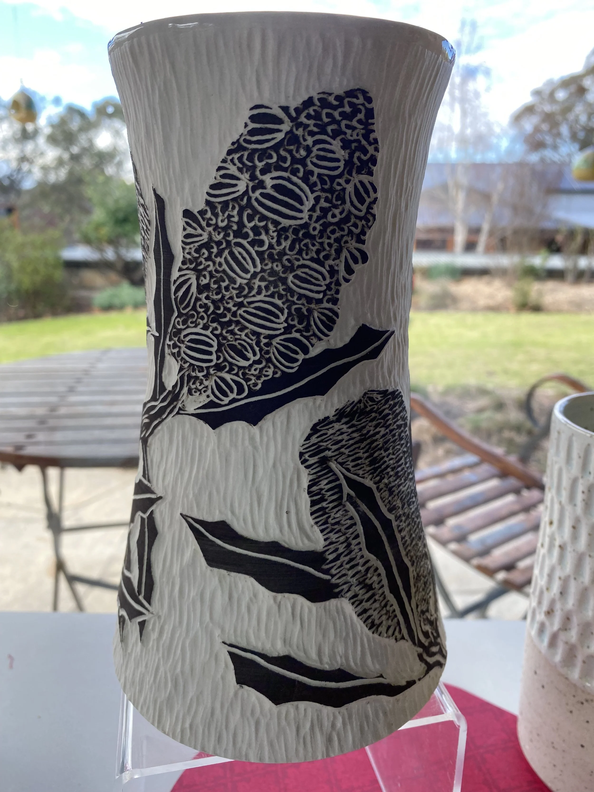 Banksia Vase by Sharon Edwards