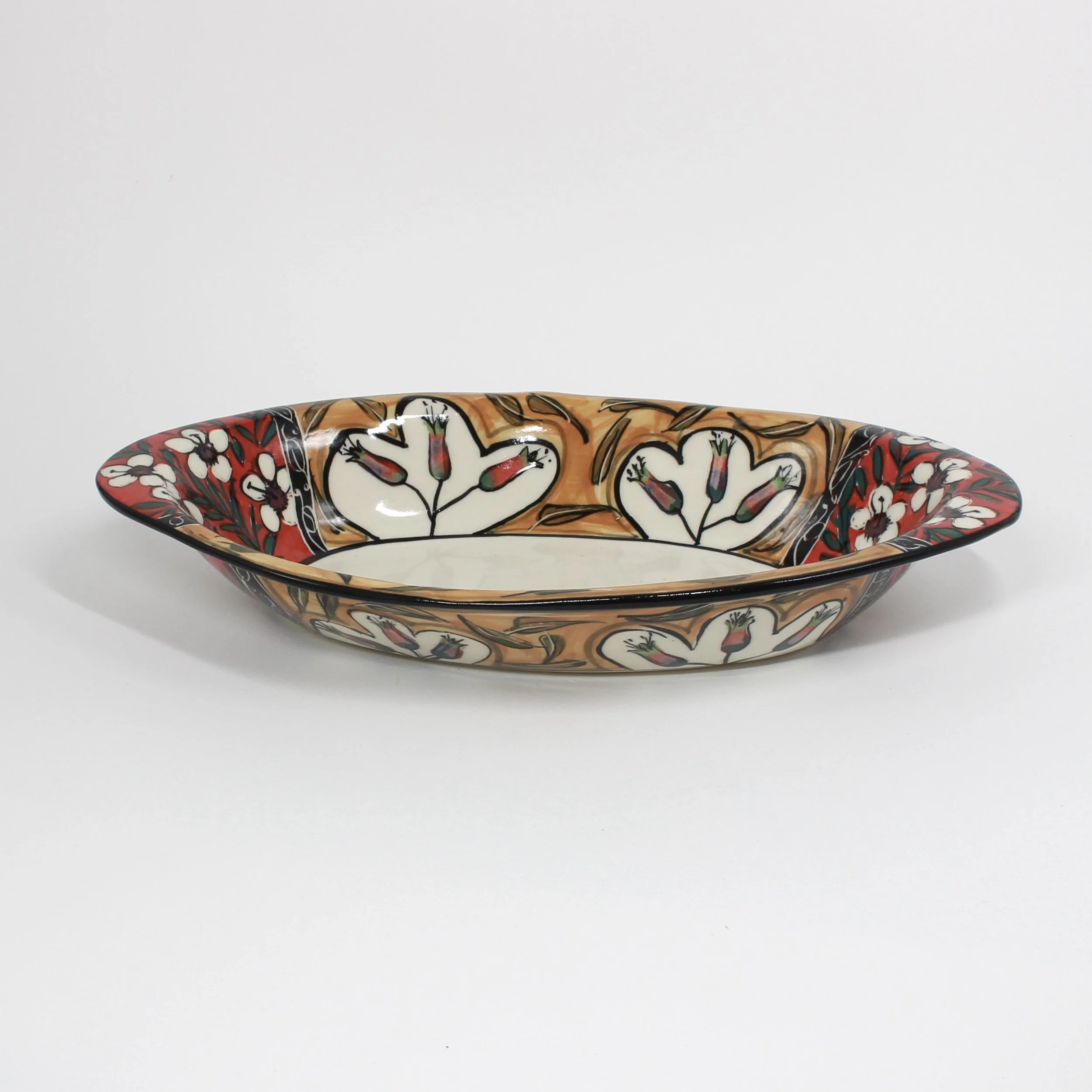 Oval Pie Dish by Mary-Lou Pittard