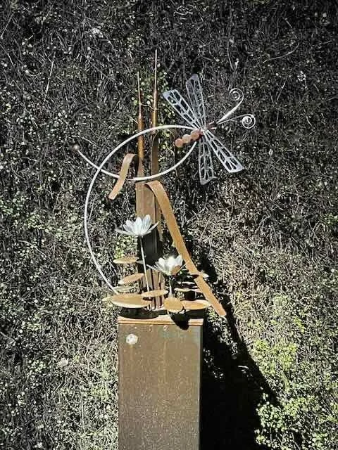 Water Lilly Sculpture by Melissa Thomas