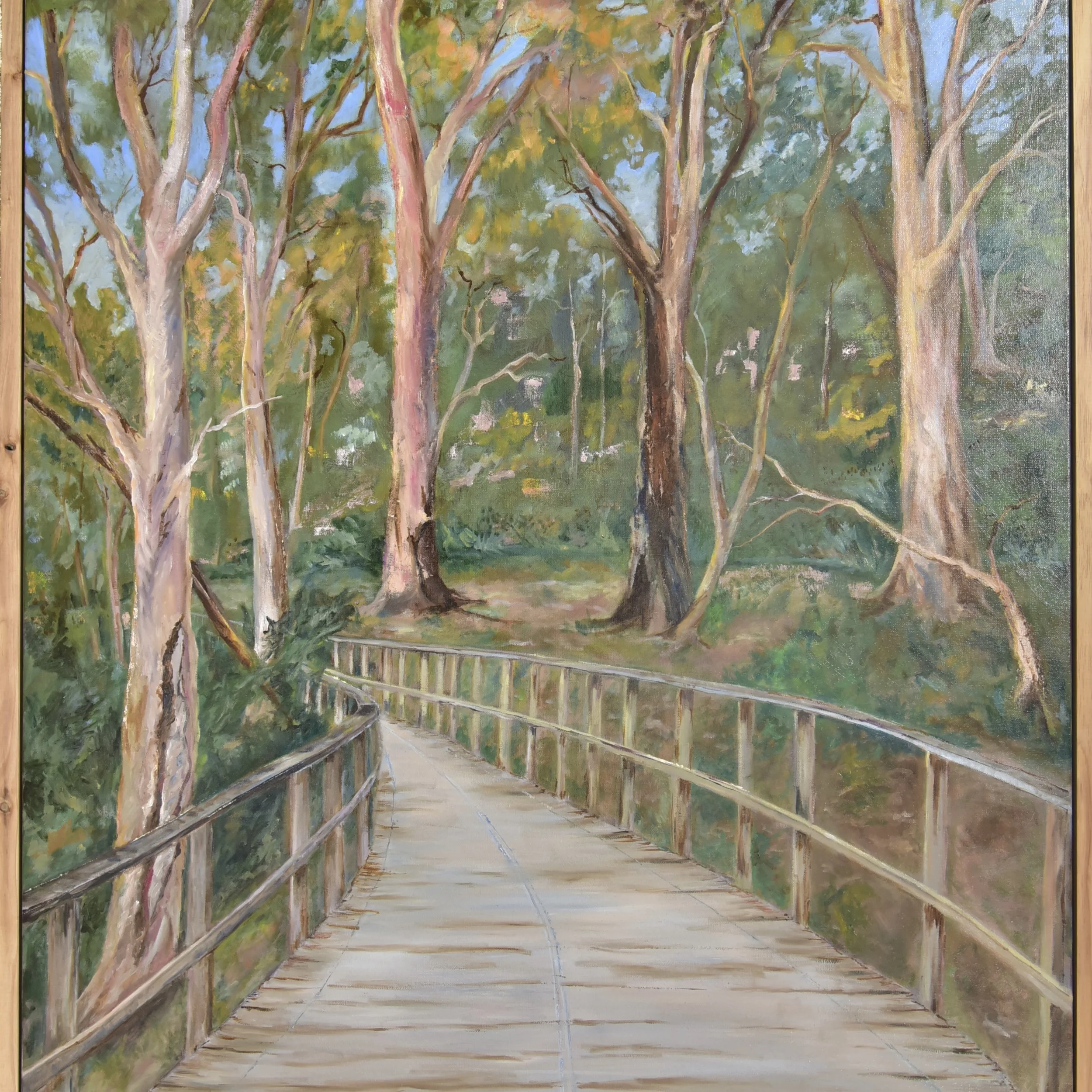 Painting by Valerie Laver - The Walk