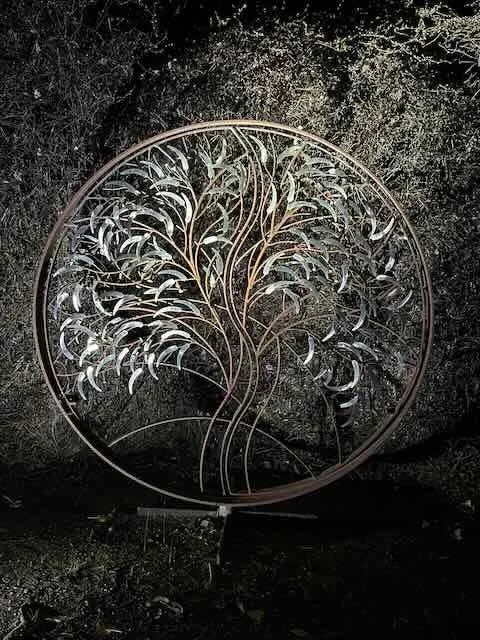 Gum leaves gate by Melissa Thomas