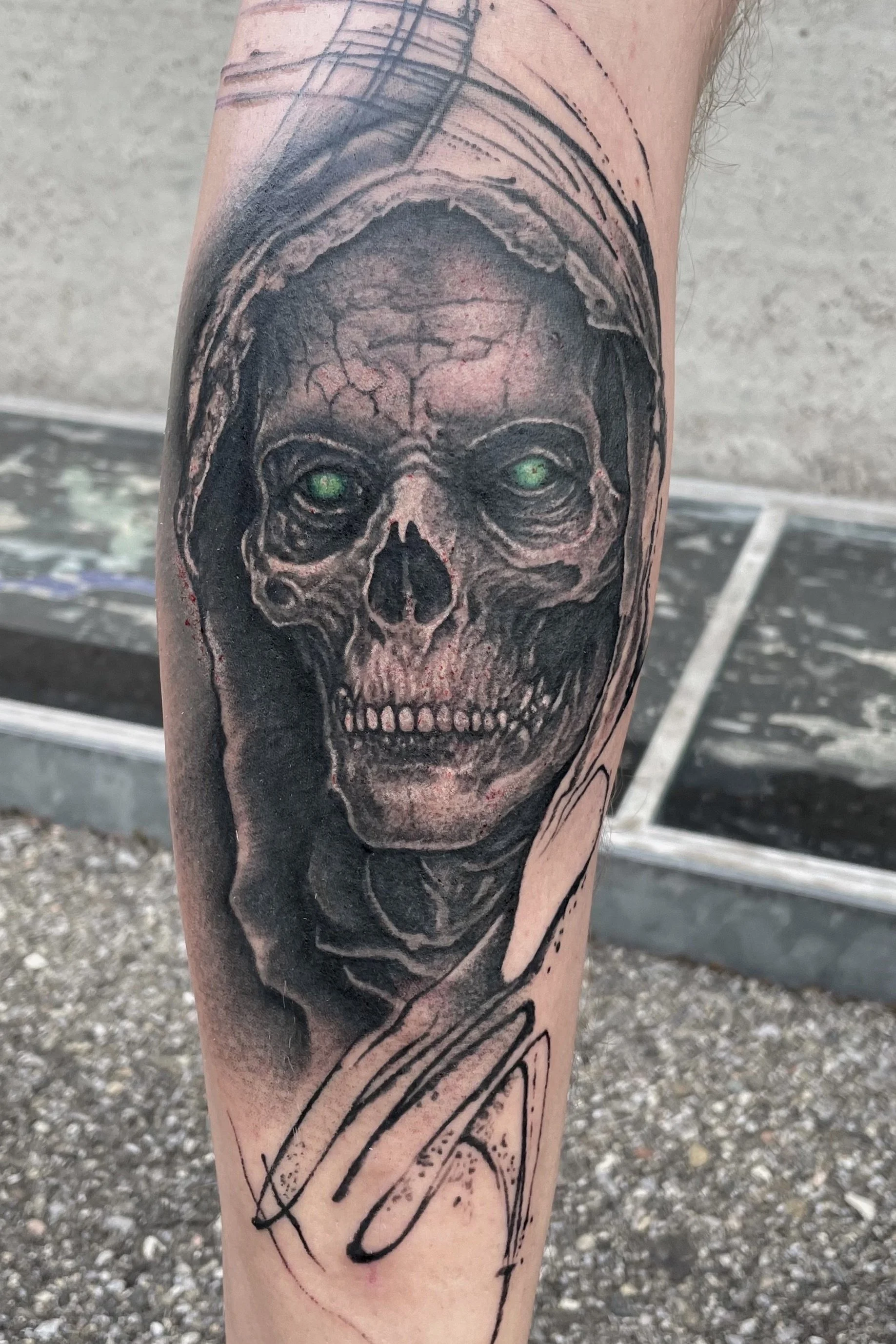 Skull Abstract Tattoo