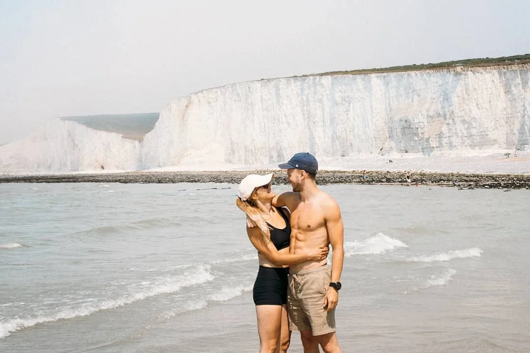 Getting our annual dose of the British coast 🌤️⛱️🐚