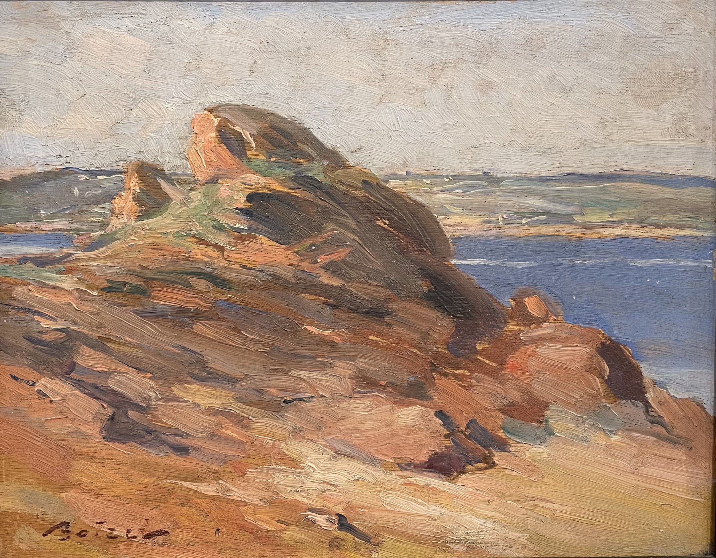 Marcellin Botrel    "Rocher à Bréhat".