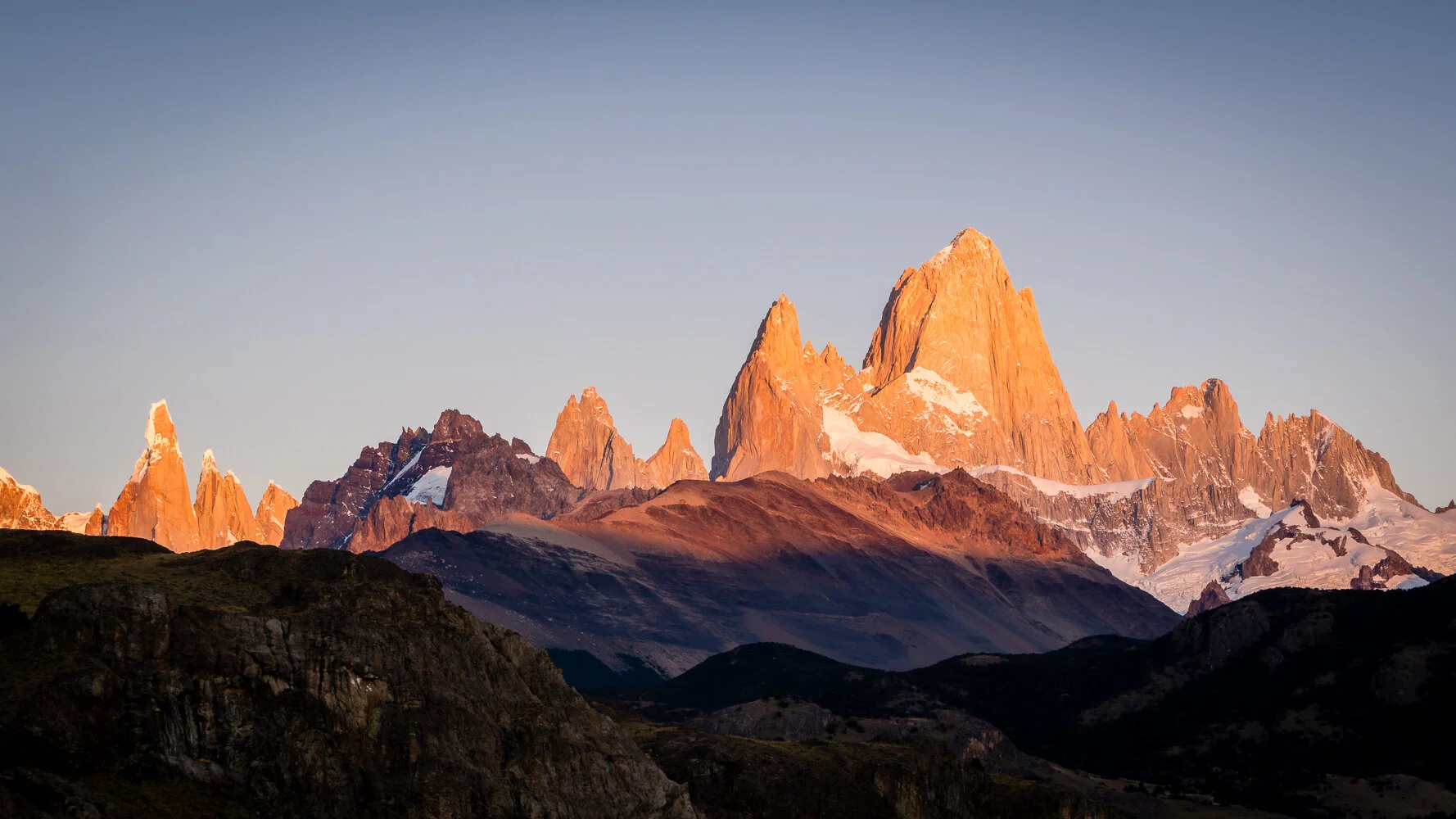 Sunrise over Fitz Roy