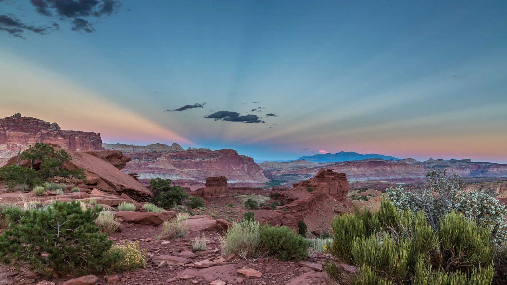 Crepuscular rays