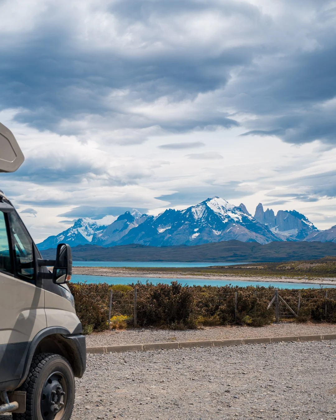Torres del Paine &mdash; Nature at Its Boldest. #torresdelpaine #chile🇨🇱 #southamerica #bocklet
#iveco
#ivecodaily4x4
#daily4x4
#customcamper
#overland
#overlander
#offroad
#outdoor
#roadtrip
#lifeofadventure
#expeditiontruck  #lifeontheroad 
#dail