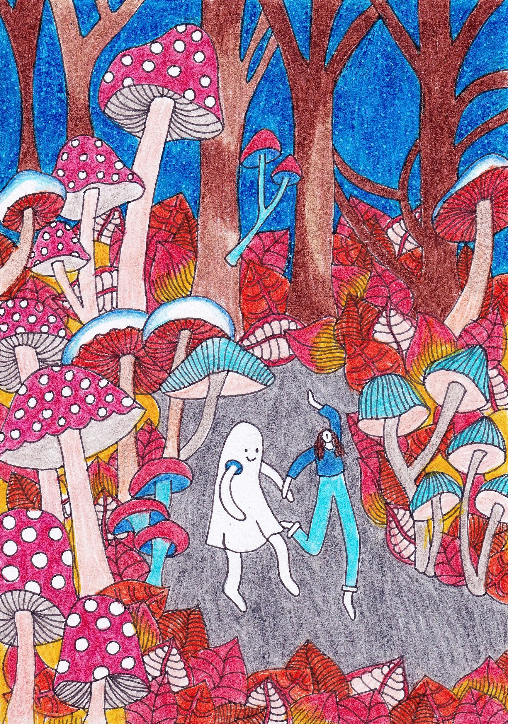 I'm not scared of ghosts anymore because I've decided we'll be friends instead //