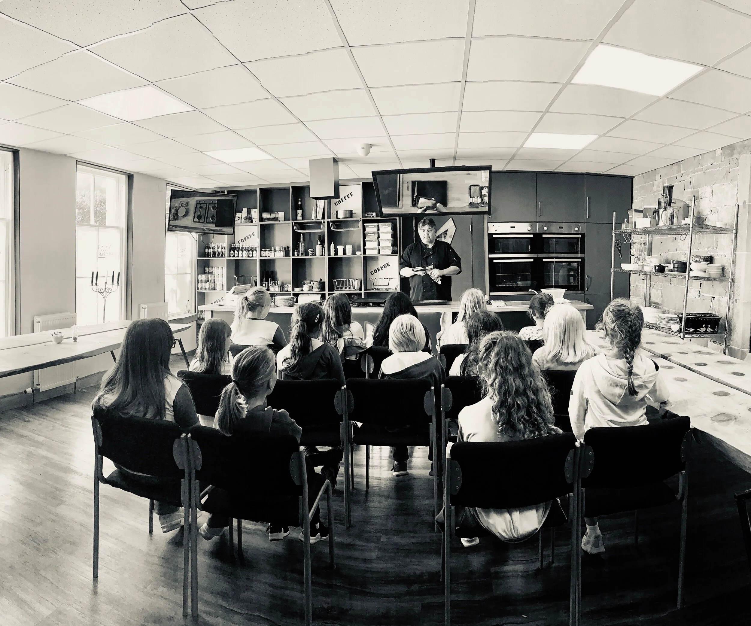 Station House Cookery School Demonstration Room.