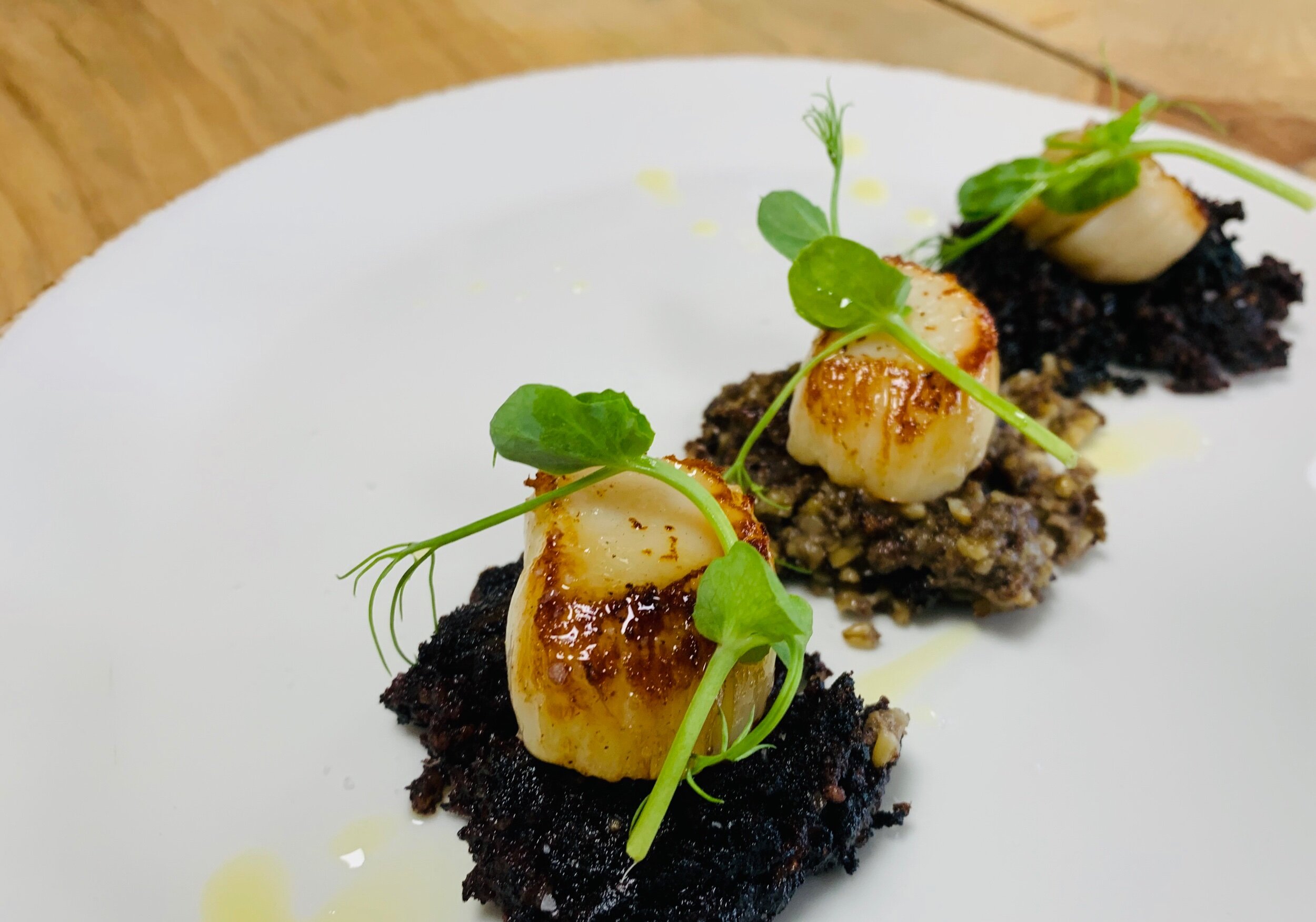 Kirkcudbright scallops.
