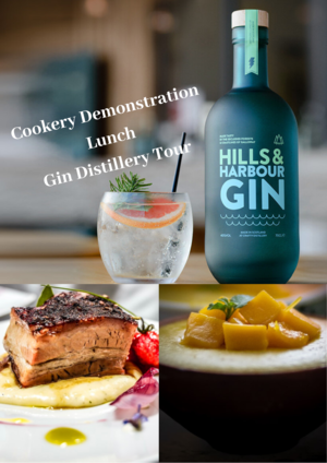 FROM PLATE TO DISTILLERY! 3 COURSE COOKERY DEMONSTRATION, LUNCH AND TOUR OF CRAFTY DISTILLERY! SATURDAY 20TH NOVEMBER 2027 10.00 - 17.00