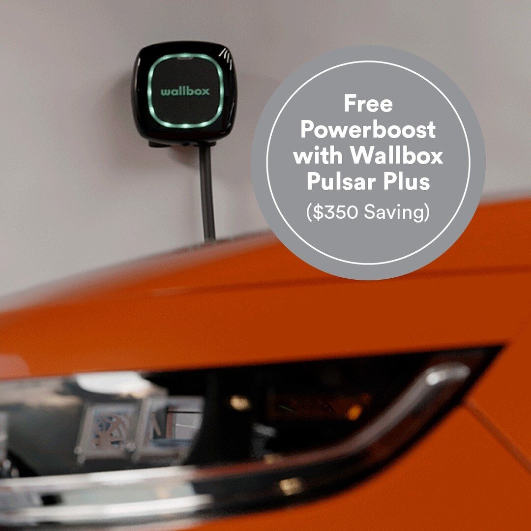 EV Charging Special
Free Power Boost with Wallbox Pulsar Plus ($350 Saving)

Charge smarter and faster with this EV Charger special.

Promo Valid for Month of October, Power Boost Subject to available space in distribution board, additional costs may