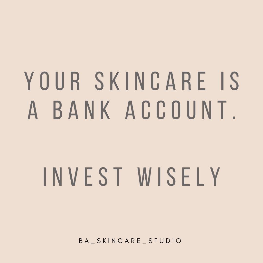 If you dream of youthful clear skin you have to take the actions required...⁠
See an esthetician frequently. ⁠
Use professional products that are meant for your skin.⁠
-⁠
Stop wasting your money on OTC products that aren&rsquo;t working. Use products