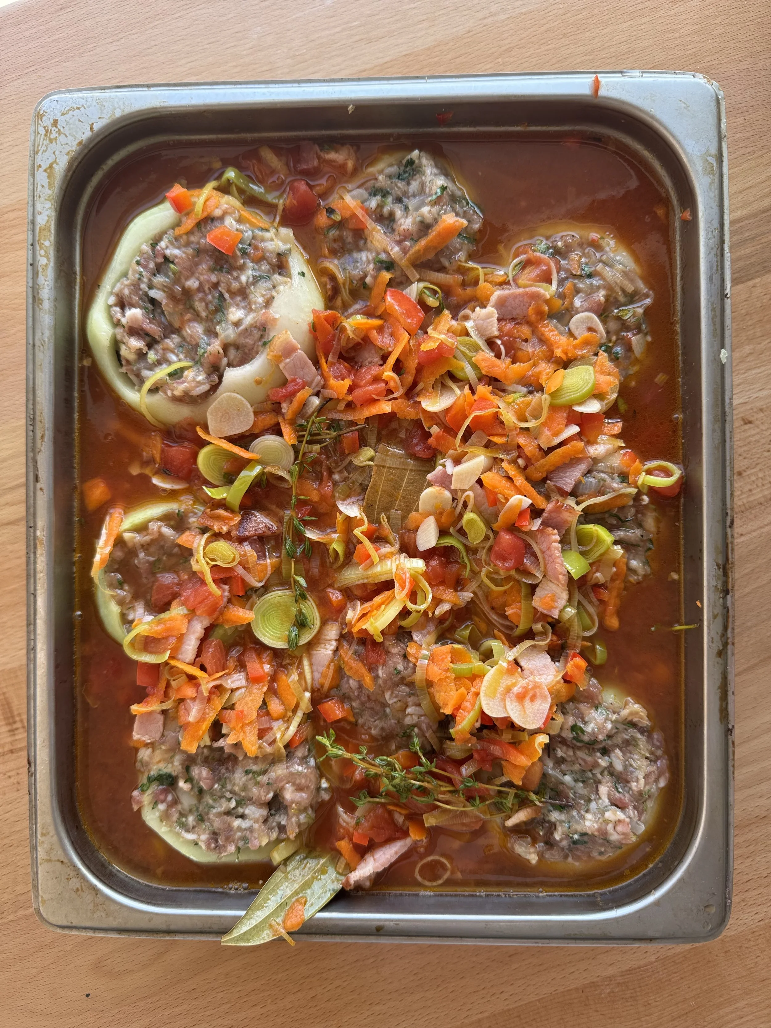 Gulii Umplute (Stuffed Kohlrabi)