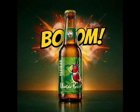 Mineralquelle Eptingen und Unser Bier lancieren Pepibier