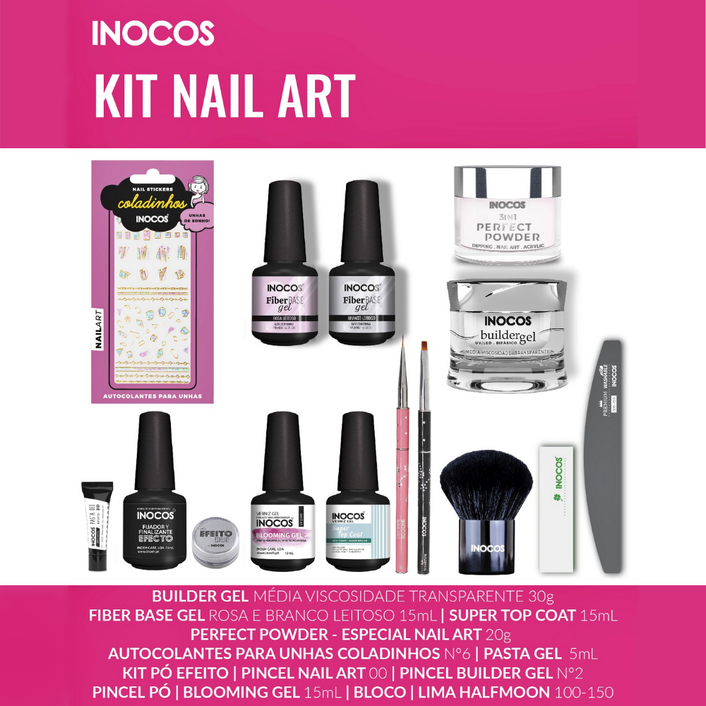 KIT NAIL ART INOCOS