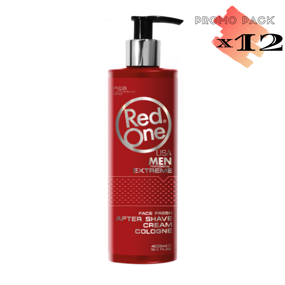 RED ONE AFTER SHAVE CREAM COLOGNE EXTREME 400ML