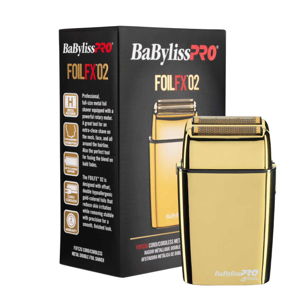 FOILFX02 GOLD SHAVER 4ARTISTS BABYLISS PRO