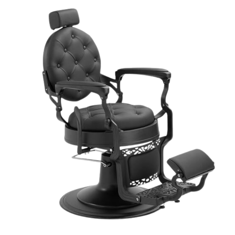 CADEIRA DE BARBEIRO MACK BLACK