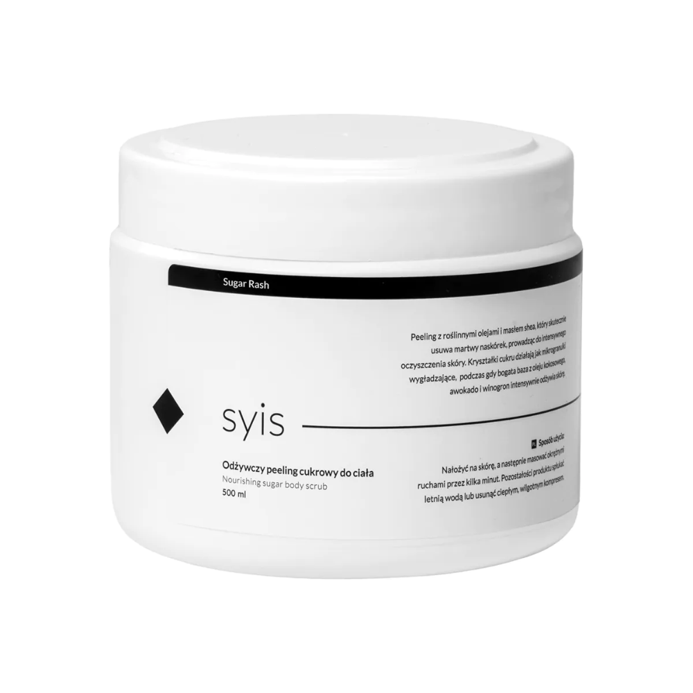 SYIS SUGAR RASH - NOURISHING SUGAR BODY SCRUB 500ML