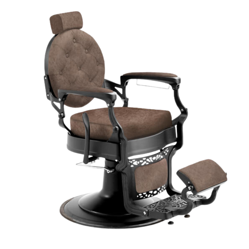 CADEIRA DE BARBEIRO MAE BLACK & BROWN