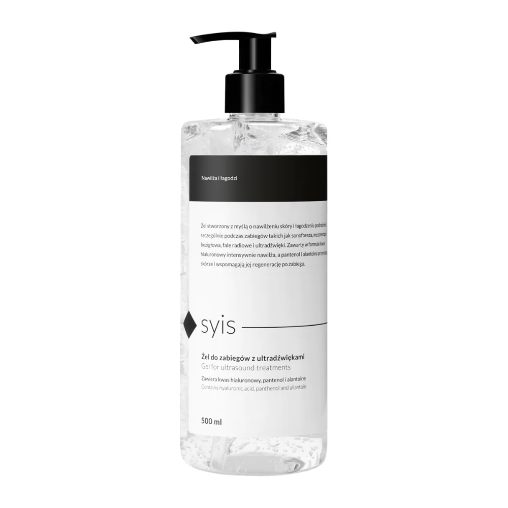 SYIS MOISTURIZING GEL FOR ULTRASOUND TREATMENTS WITH HYALURONIC ACID 500ML