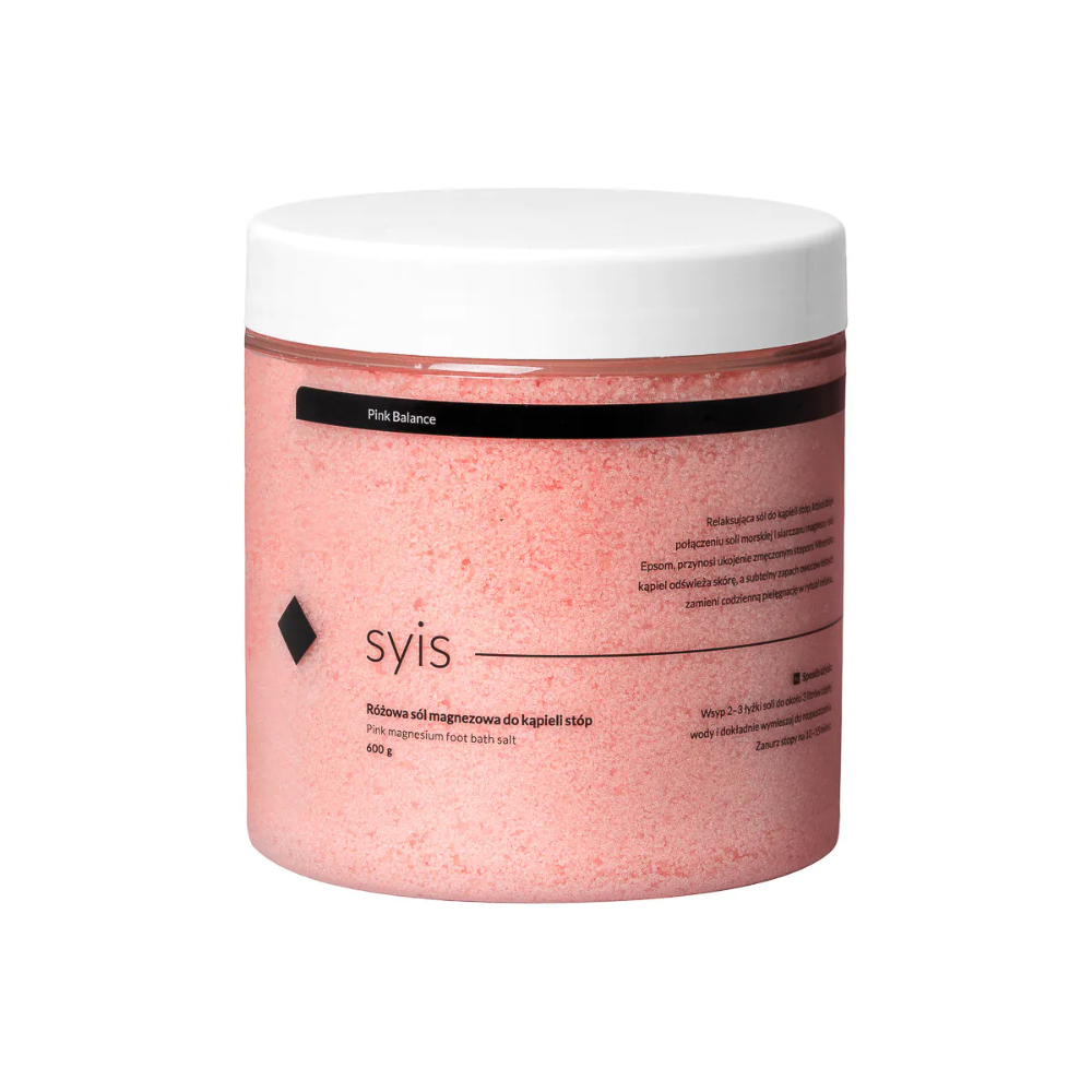 SYIS PINK BALANCE - PINK MAGNESIUM SALT FOR FOOT BATHS 600G