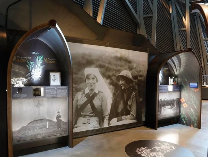 WAR FLOWERS Exhibition opens at the Canadian War Museum, Ottawa.