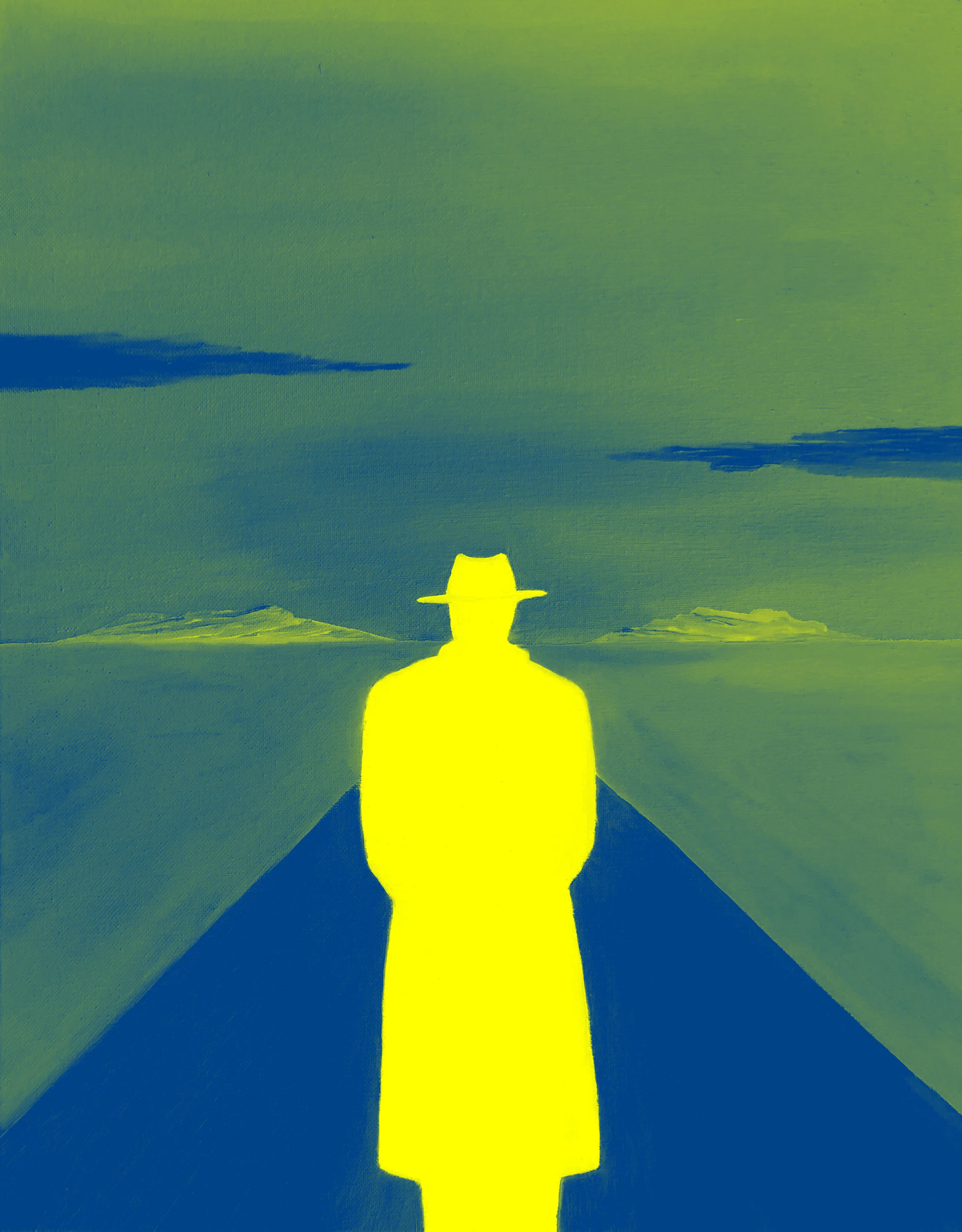  “Transitionary Man II”   Signed Limited Edition Print (1/10)  “20” x 16”  Man In A Hat Collection 