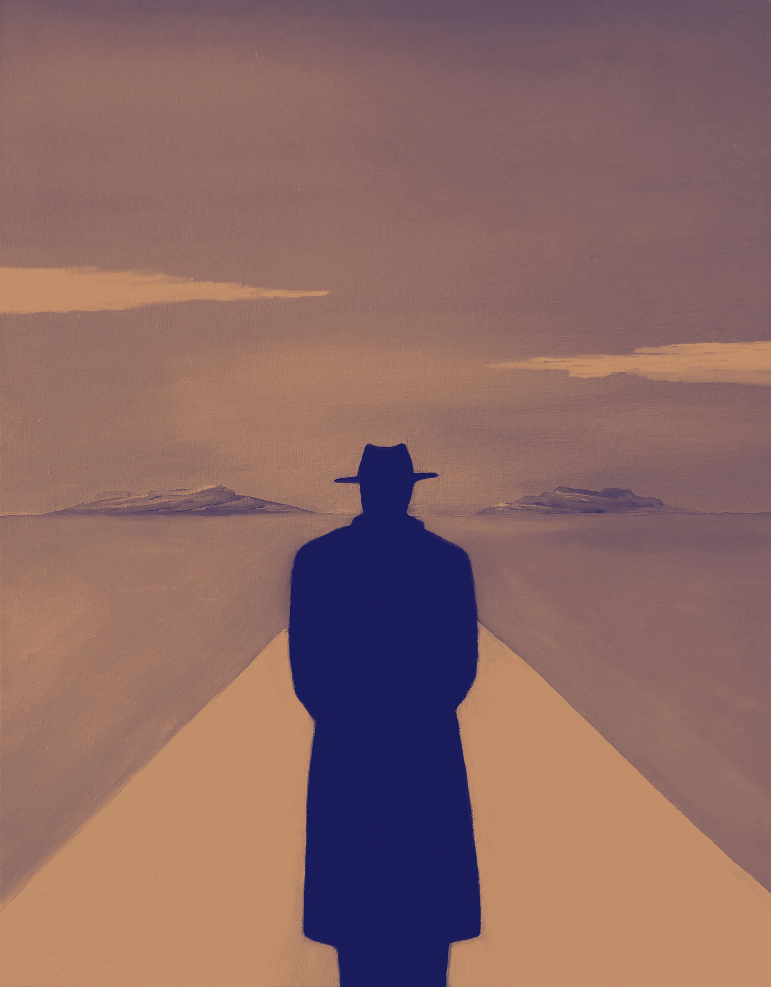  “Transitionary Man I”  Signed Limited Edition Print (1/10)  “20” x 16”  Man In A Hat Collection 