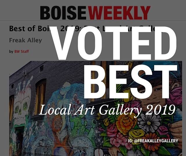 Couldn&rsquo;t have done this without YOU and our local contributing artists!!
-
Keep the request coming, we&rsquo;ll have more to share and how to submit your works&mdash; very soon. #freakalleygallery