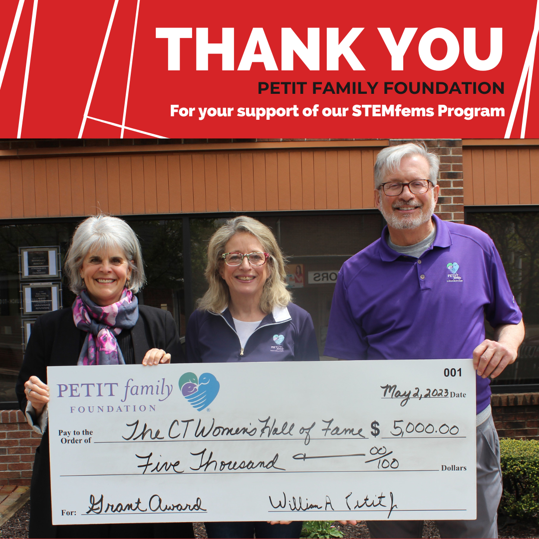 Connecticut Women's Hall of Fame Receives Grant from Petit Family