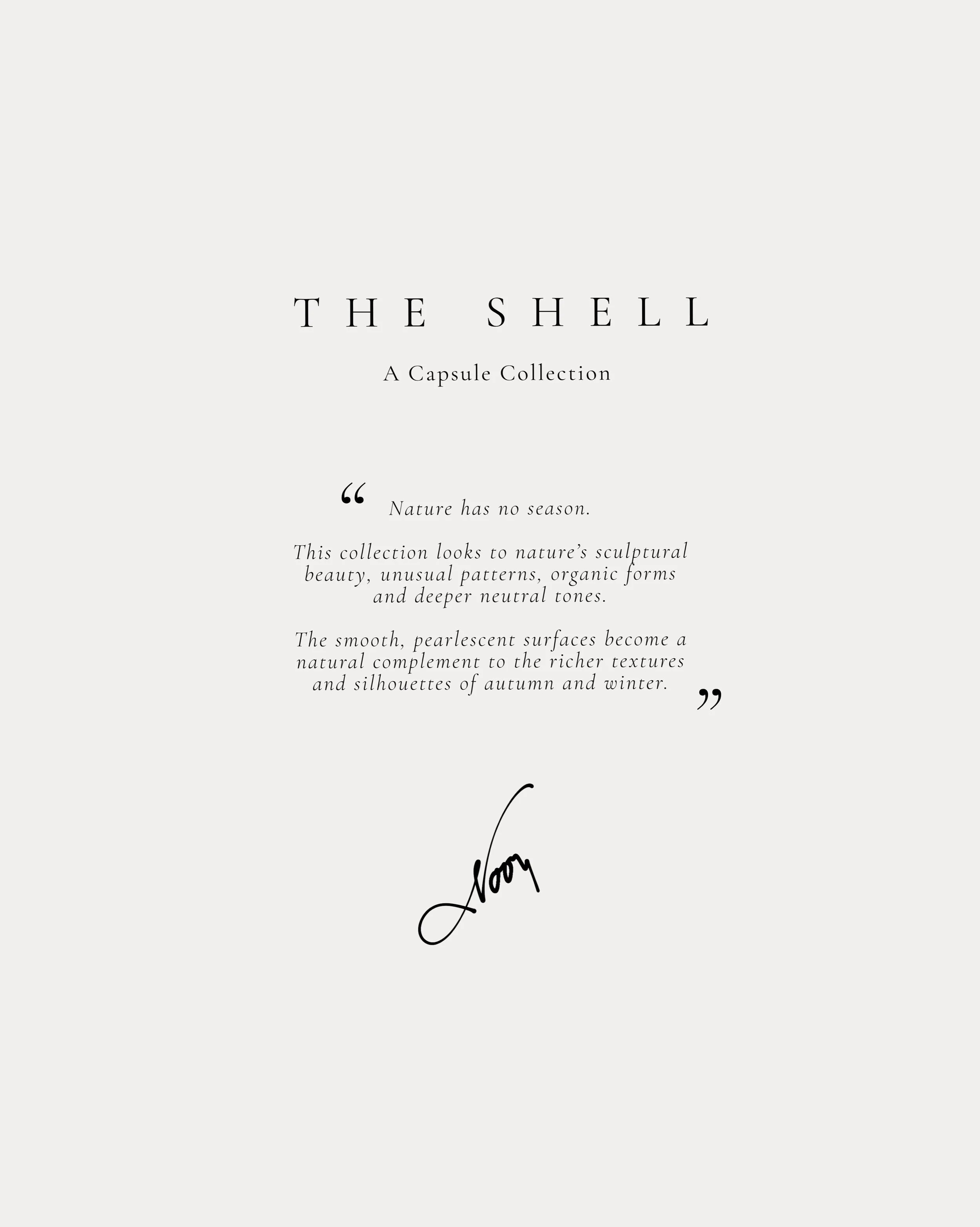 The Shell 🐚 
.
.
.
#nurnei #handmadejewellery #capsulecollection #shelljewellery #inspiredbynature