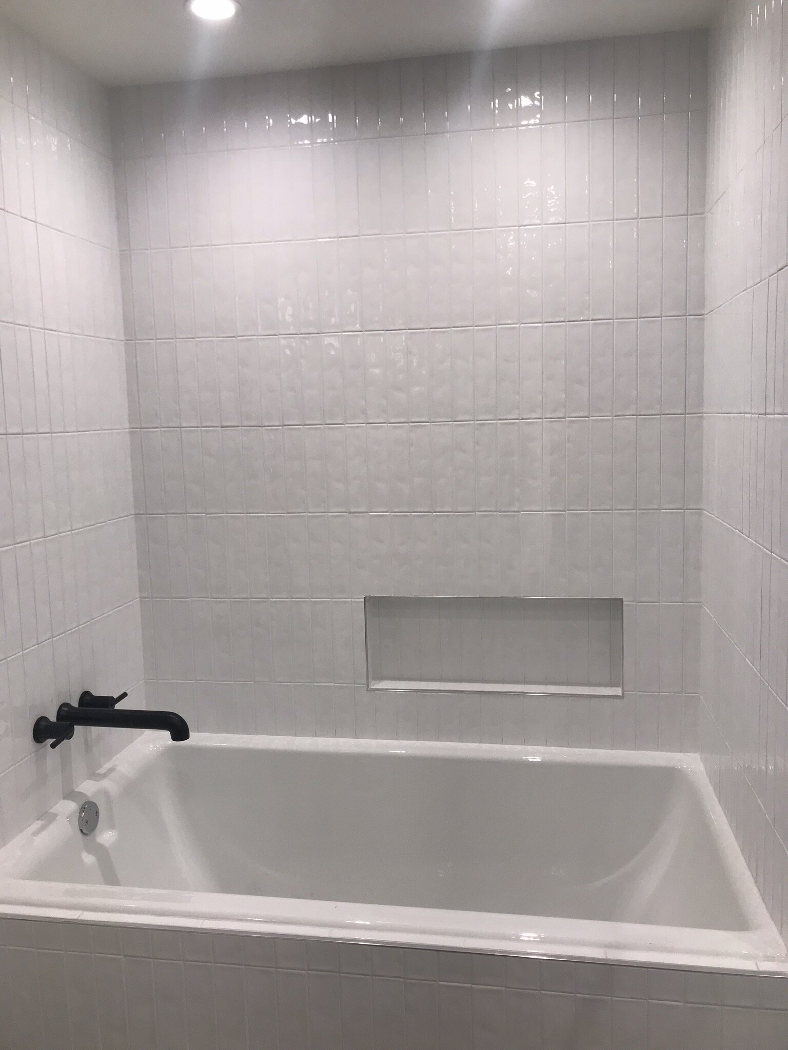 Reused the existing tub