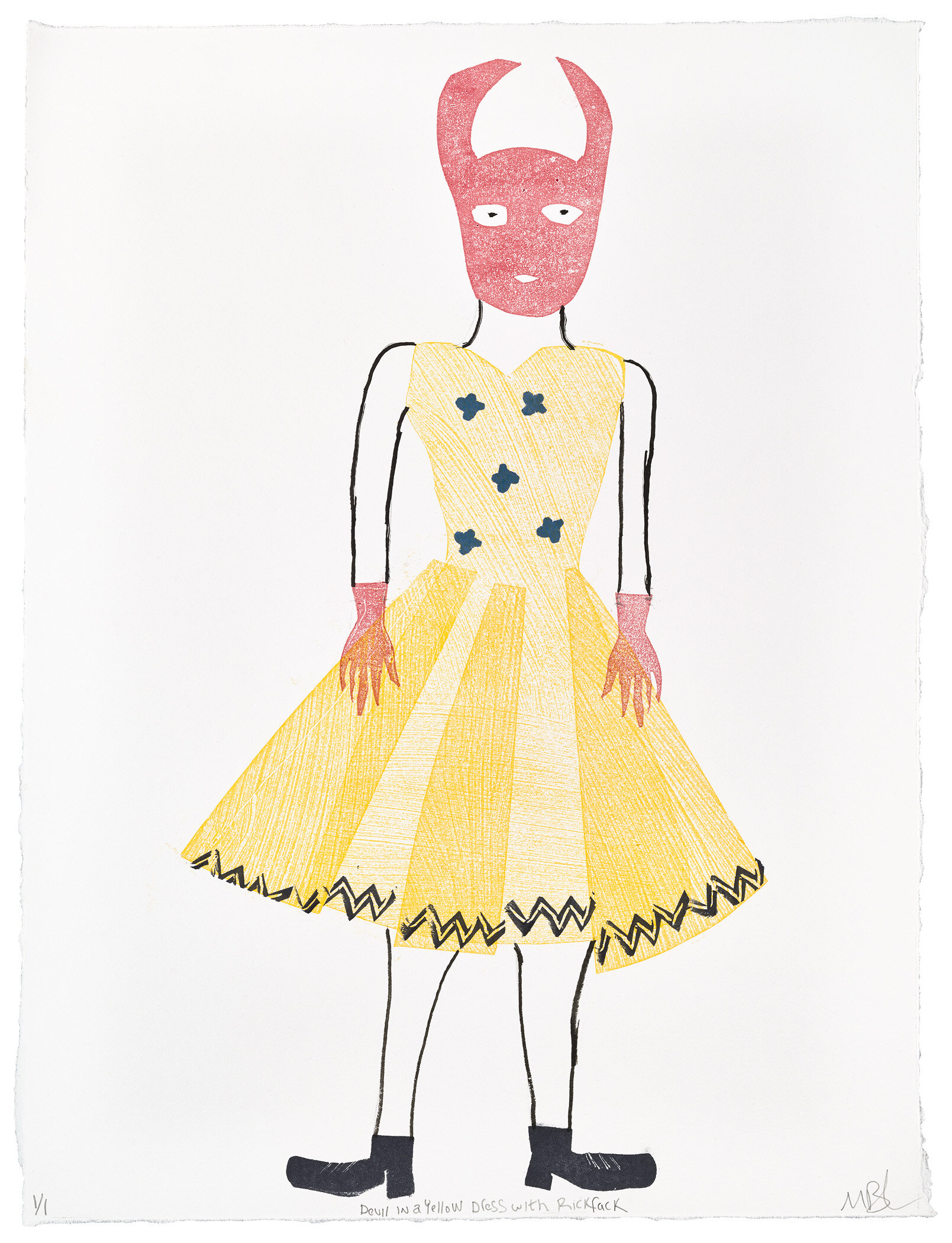 Devil in a Yellow Dress with Rickrack