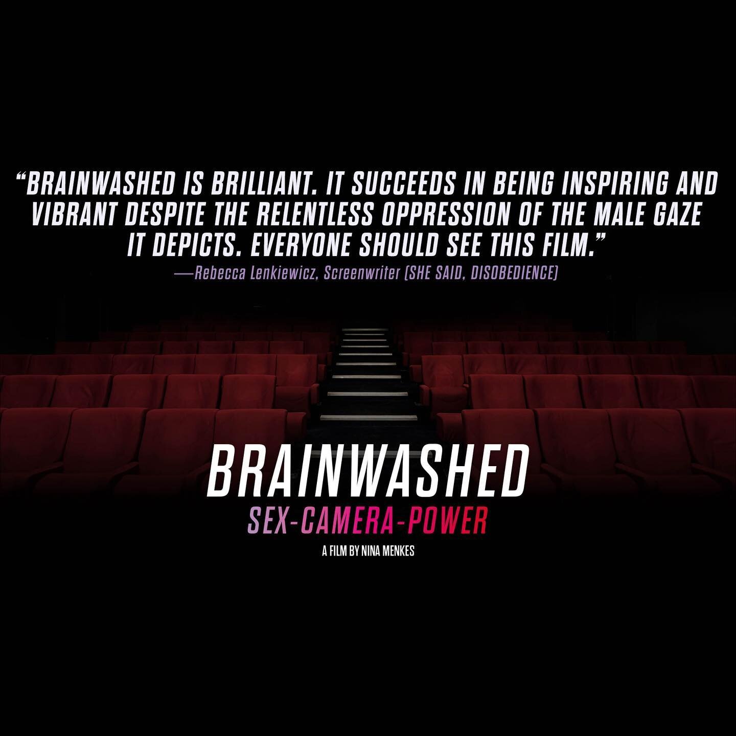 What #shesaid #rebeccalenkiewicz about @brainwashedmovie 

@kinolorber @kanopy @cinephildocs