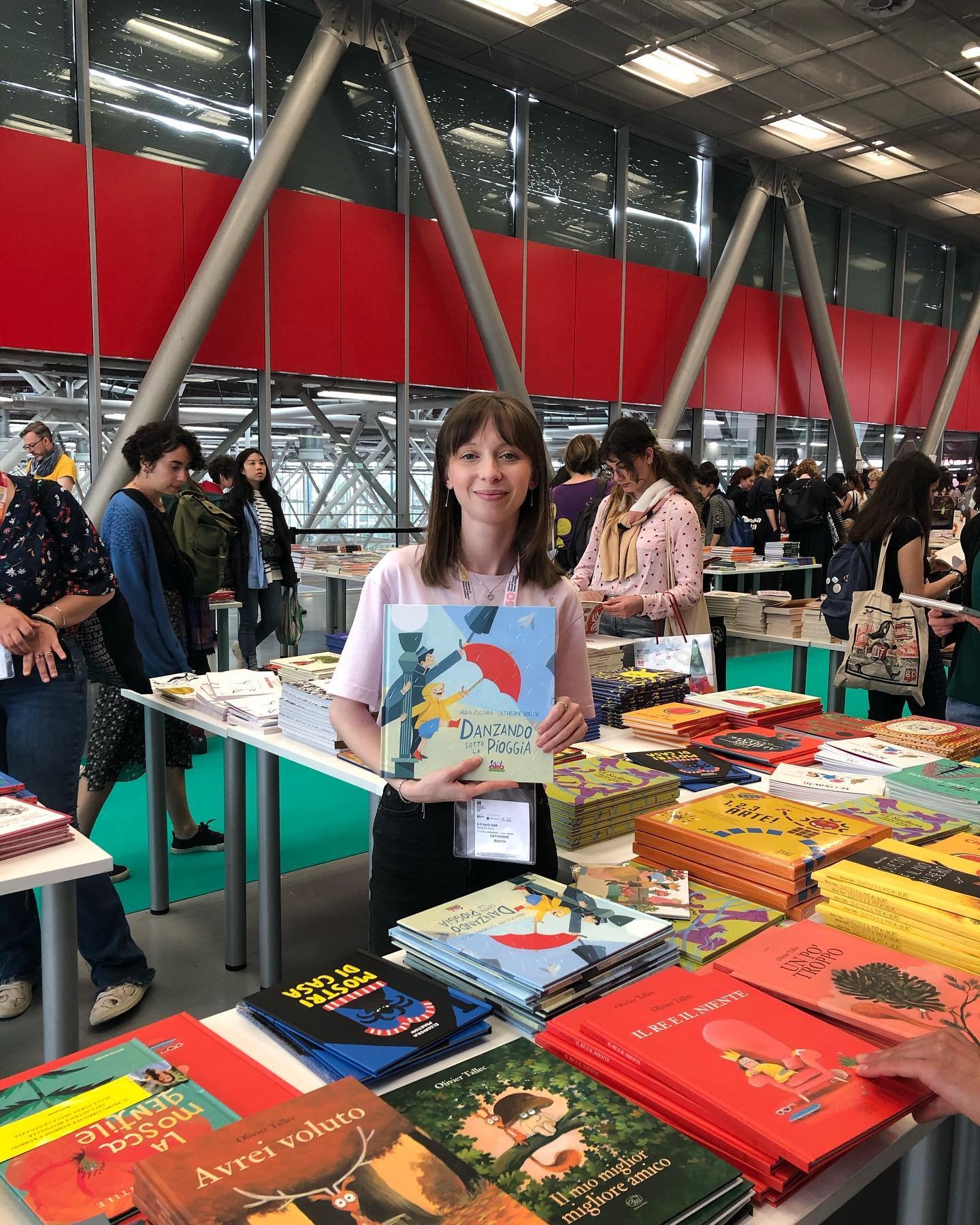 🧡 Day One of @bolognachildrensbookfair 🧡

What can I say? It&rsquo;s been magical seeing my illos at the book fair. Only a year ago @la.zuc and I were pitching this book at the fair, lugging my portfolio around to as many stalls as we could. And no
