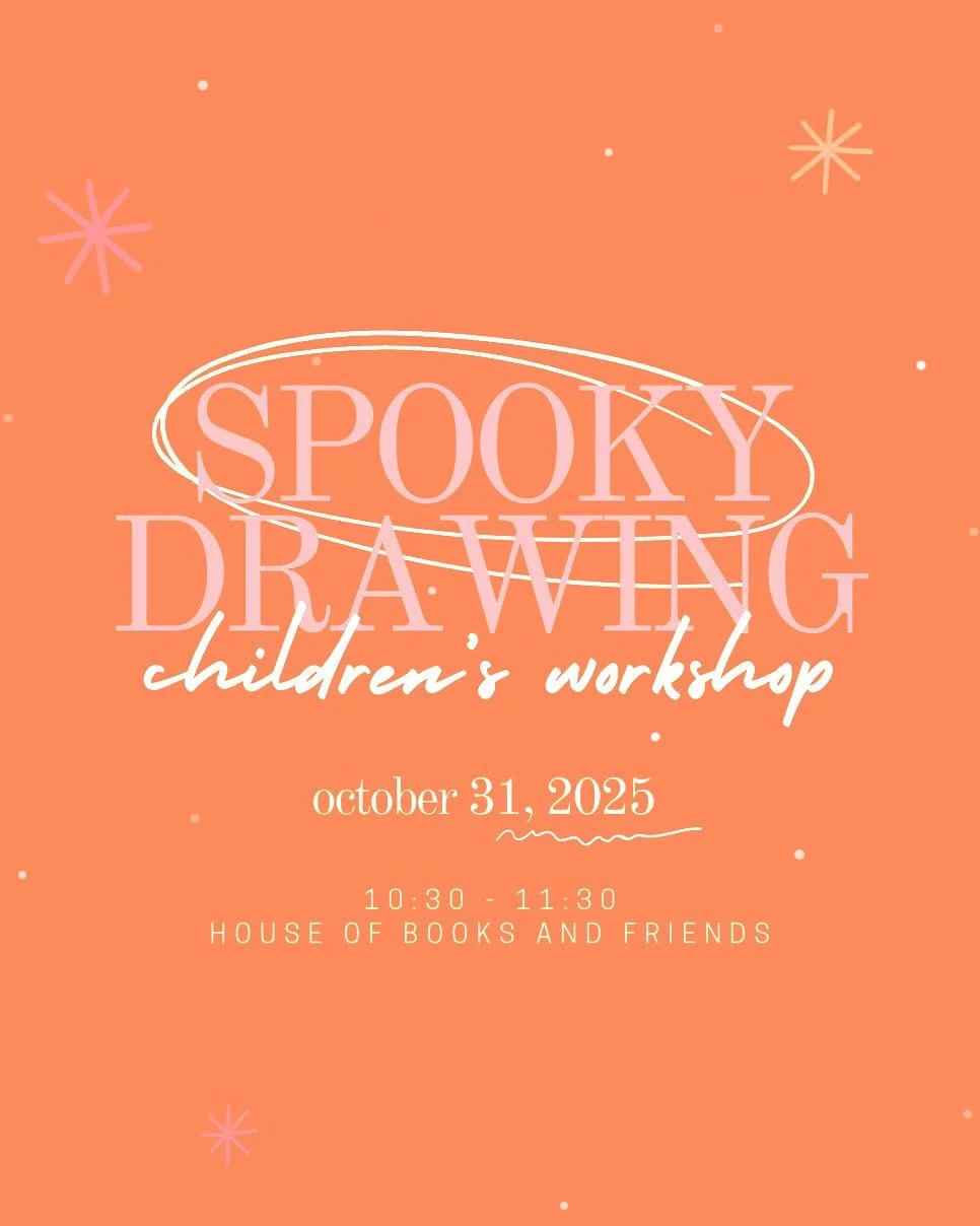 Calling all ghosties and ghouls! Join me for a morning of spooky sketching this month at @houseofbooksandfriends 🕸
We’ll be brewing up creativity and enjoying some festive treats. Come along and say hi, learn a bit about illustration, and cre