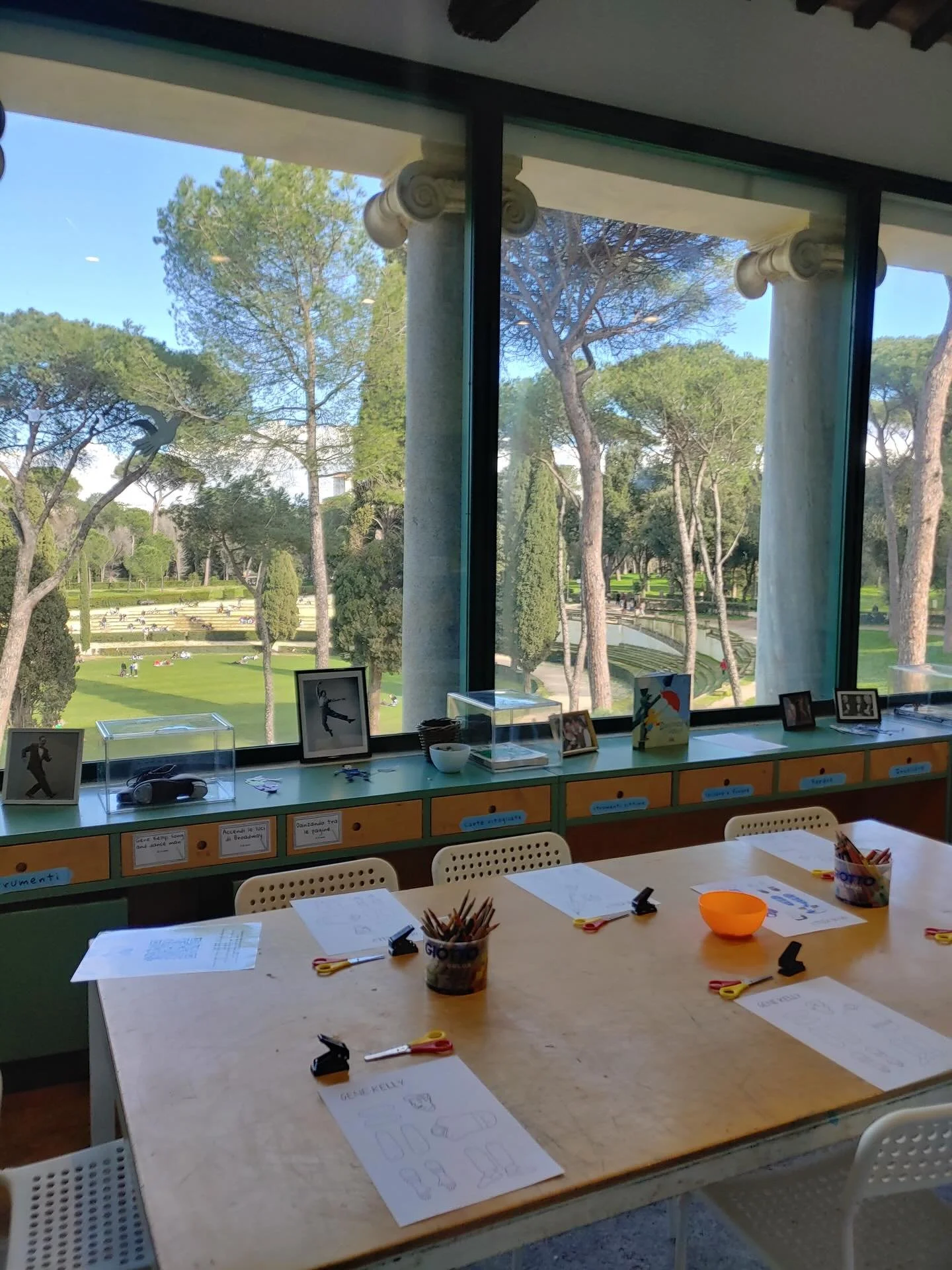 My book spent the last few months in the Villa Borghese. I remained in the uk, mostly sitting in a chair, drawing. ✏️

The exhibition for Dancing in the Rain at Casina di Raffaello has now come to a close. It was part of the 15th edition of Musei in 