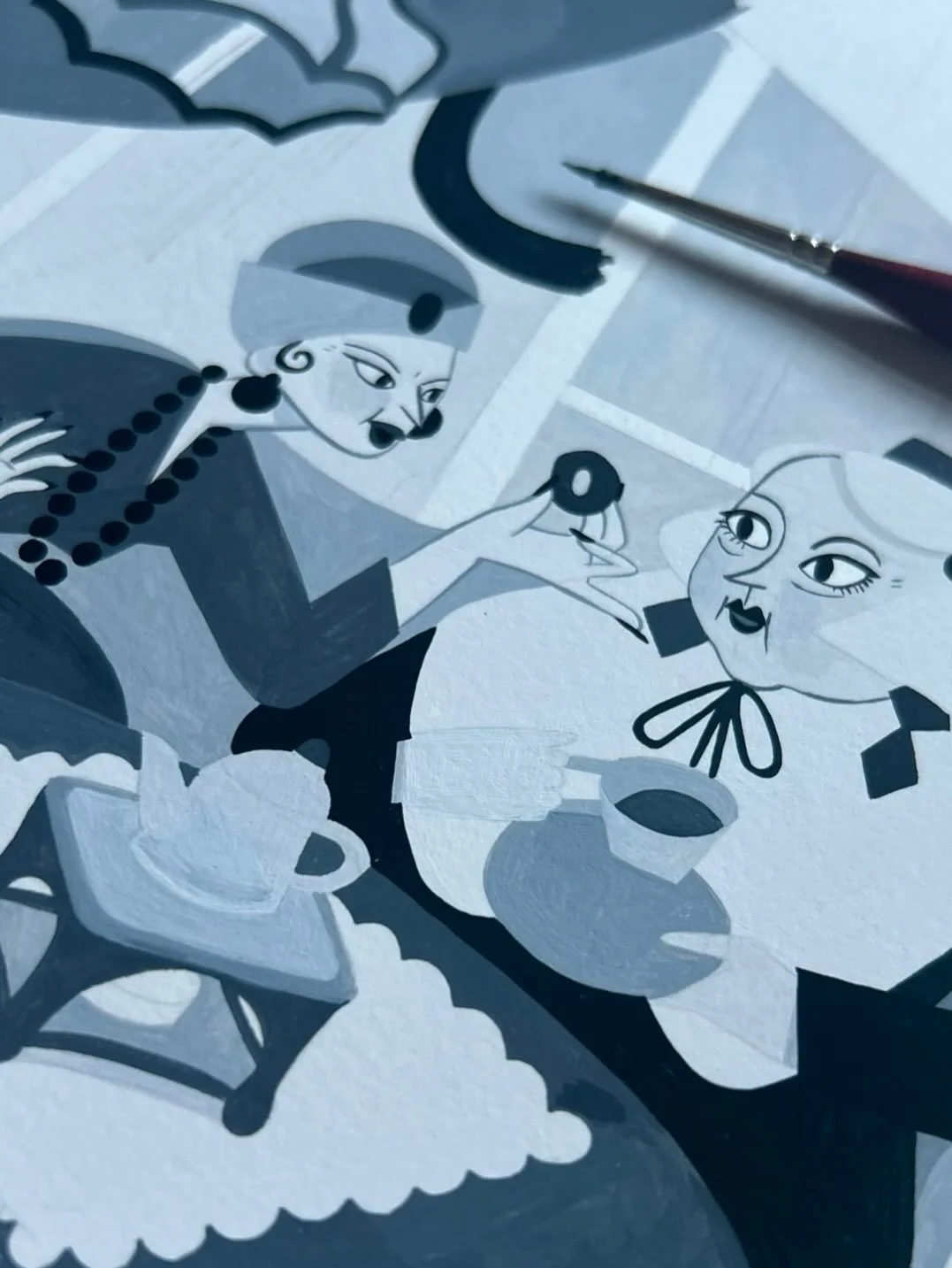 I&rsquo;ve been working on a set of Coraline illustrations lately, and because this project is black and white and leans a little more YA than my usual picture book work, I wanted to share the references and visual thinking behind it. 

It&rsquo;s be