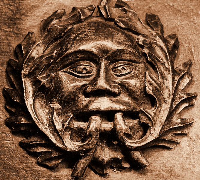 Ludlow Green Man misericord