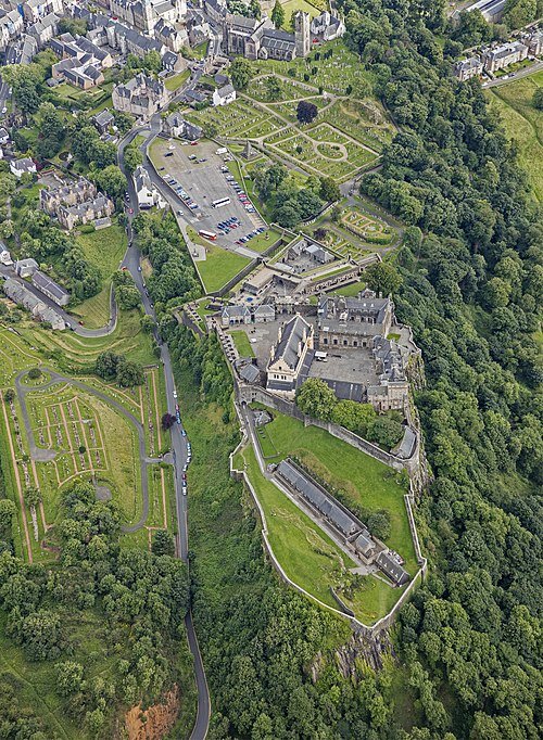 Aerial View of Stirling Castle
