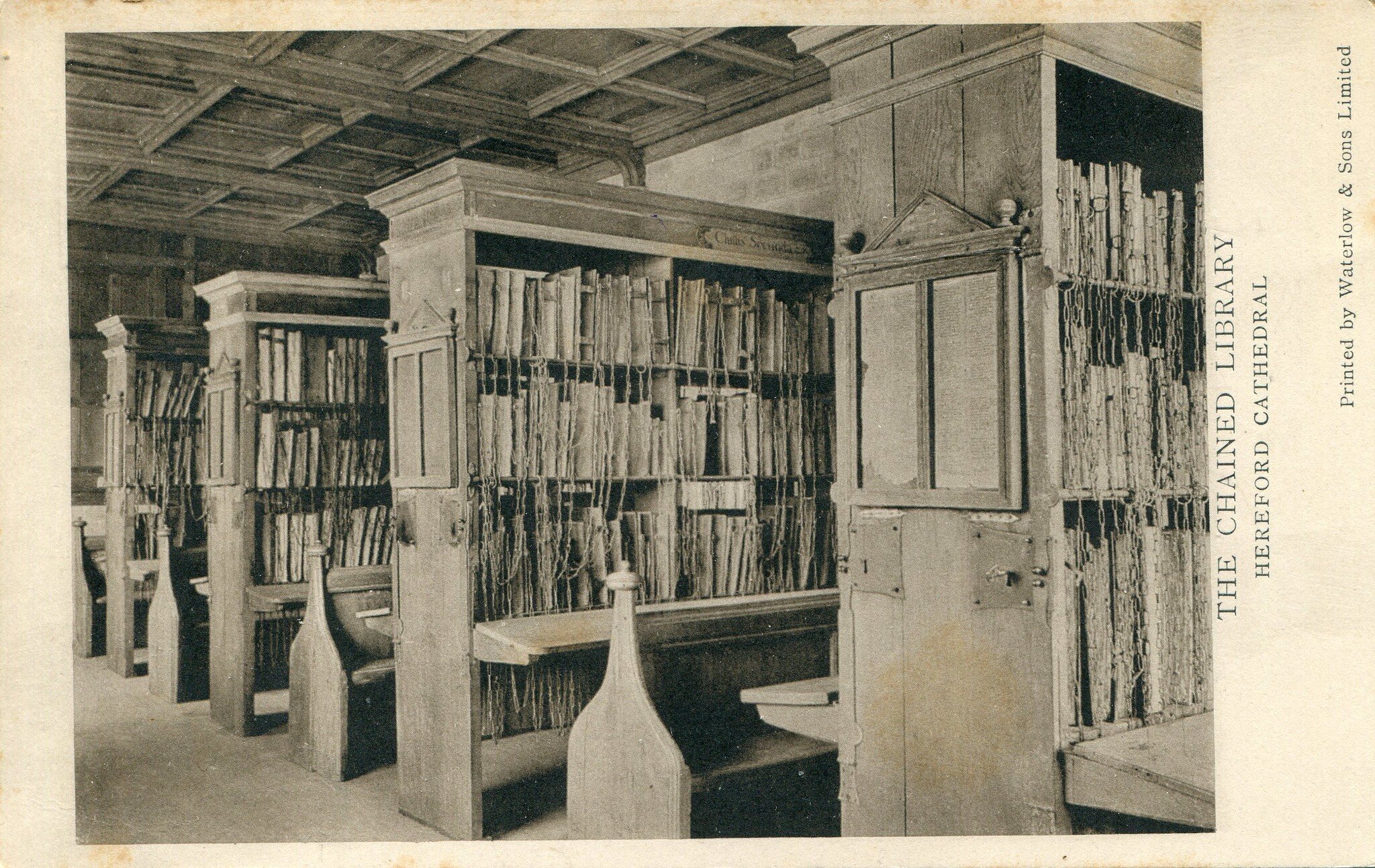 The Chained Library. Hereford Cathedral (undated)